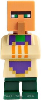Фото LEGO Minecraft Villager (Cleric) - Desert Biome Outfit (min076)