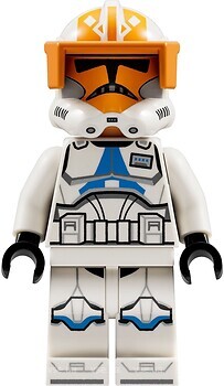 Фото LEGO Star Wars Clone Captain Vaughn - 501st Legion, Togruta Markings, Orange Visor (sw1277)