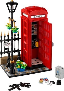 Фото LEGO Ideas Червона лондонська телефонна будка (21347)