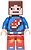 Фото LEGO Minecraft Skin 7 - Pixelated, Blue Shirt with Porkchop Icon (min040)