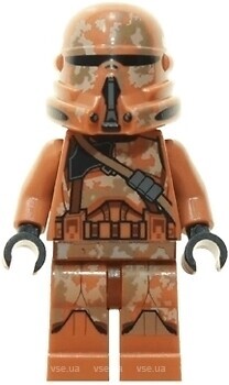 Фото LEGO Star Wars Clone Airborne Trooper - Geonosis Camouflage, Smirk (sw0605)