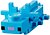 Фото LEGO Minecraft Axolotl - Medium Blue (mineaxolotl03)