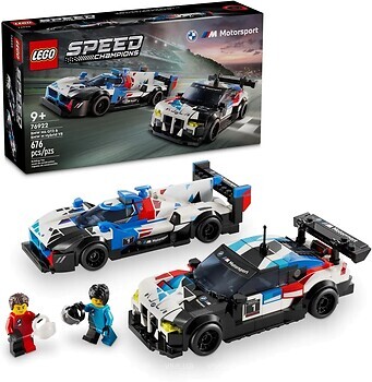 Фото LEGO Speed Champions Автомобілі для перегонів BMW M4 GT3 і BMW M Hybrid V8 (76922)