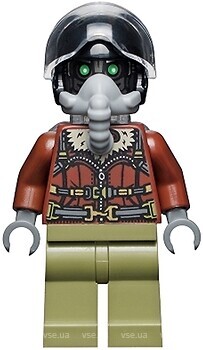 Фото LEGO Super Heroes Vulture - Reddish Brown Bomber Jacket, Aviator Oxygen Mask (sh775)