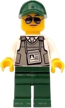 Фото LEGO City Security Officer - Dark Green Legs (trn243)