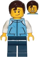 Фото LEGO City Teenage Boy - Medium Blue Jacket (cty1021)