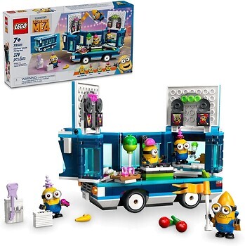 Фото LEGO Minions Музичний автобус для вечірок Посіпак (75581)