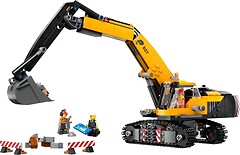 Фото LEGO City Жовтий будівельний екскаватор (60420)