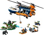 Фото LEGO City Вертоліт у базовому таборі для дослідження джунглів (60437)