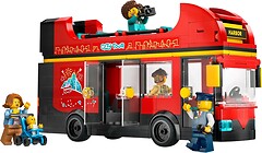 Фото LEGO City Червоний двоповерховий екскурсійний автобус (60407)