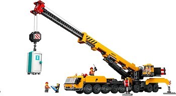 Фото LEGO City Жовтий пересувний будівельний кран (60409)