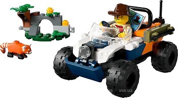 Фото LEGO City Квадроцикл для дослідження джунглів «Місія Червоної панди» (60424)