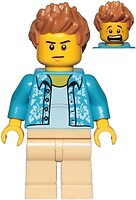 Фото LEGO City Camera Operator - Hawaiian Shirt, Tan Legs (cty1033)