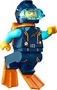 Фото LEGO City Arctic Explorer Diver - Female, Orange Air Tanks and Flippers (cty1640)