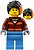Фото LEGO City Daisy Kaboom - Black Hair with Orange Highlights (cty1379)