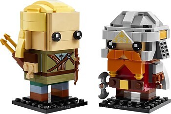 Фото LEGO BrickHeadz Леґолас і Ґімлі (40751)