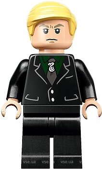 Фото LEGO Harry Potter Draco Malfoy - Black Suit, Neutral / Scared (hp412)