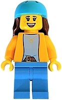 Фото LEGO City Scooter Rider - Female, Bright Light Orange Jacket (cty1594)