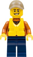 Фото LEGO City Jungle Explorer - Male, Life Jacket Center Buckle, Big Smile (cty0816)