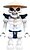 Фото LEGO Ninjago Wyplash (Skulkin) - Angular Rib Cage, Shoulder Pads (njo496)