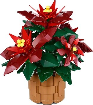 Фото LEGO Icons Молочай-різдвяник (10370)