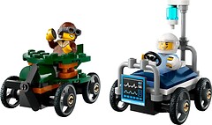 Фото LEGO City «Літак проти лікарняного ліжка» Набір для перегонів (60459)