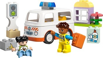 Фото LEGO Duplo Швидка допомога та водій (10447)