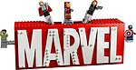 Фото LEGO Marvel Логотип і мініфігурки Marvel (76313)