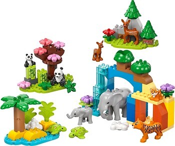 Фото LEGO Duplo Сімейства диких тварин 3-в-1 (10446)