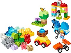 Фото LEGO Duplo Коробка с кубиками. Машины и грузовики (10439)