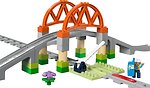 Фото LEGO Duplo Додатковий набір. Залізничний міст і колії (10426)