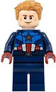 Фото LEGO Super Heroes Captain America - Dark Blue Suit and Dark Red Hands (sh0908)
