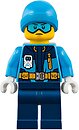 Фото LEGO City Arctic Explorer - Male, Dark Azure Beanie, Medium Azure Ski Goggles (cty0903)