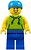Фото LEGO City Skateboarder - Male, Lime Hoodie (cty1138)