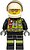 Фото LEGO City Firefighter - Reflective Stripes, White Helmet (cty0972)