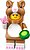 Фото LEGO Minifigures Поклонник в костюме хомяка (71048-1)