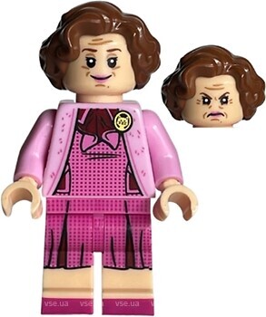 Фото LEGO Harry Potter Professor Dolores Umbridge - Dark Pink Dress (hp172)