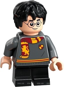 Фото LEGO Harry Potter Harry Potter - Gryffindor Sweater and Scarf, Black Short Legs (hp519)