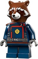 Фото LEGO Super Heroes Rocket Raccoon - Dark Blue Suit, Reddish Brown Head (sh0875)