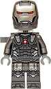 Фото LEGO Super Heroes War Machine - Pearl Dark Gray Armor, Neck Bracket, Ingot and Plate with Clip (sh0987)