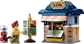 Фото LEGO Icons Кіоск на розі (40757)