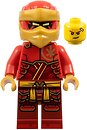 Фото LEGO Ninjago Kai - Dragons Rising, Red and Pearl Gold Head Wrap (njo890)