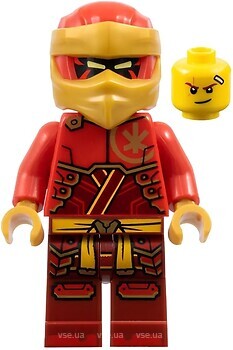 Фото LEGO Ninjago Kai - Dragons Rising, Red and Pearl Gold Head Wrap (njo890)