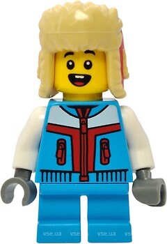 Фото LEGO City Child - Boy, Dark Azure Jacket and Tan Warm Hat (hol288)