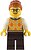 Фото LEGO City Santa's Toys and Games Store Owner - Female, Tan Knit Argyle Sweater Vest, Glasses (hol291)