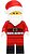 Фото LEGO Seasonal Santa - Red Fur Lined Jacket, Red Legs, Black Boots, White Beard (hol253)