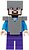 Фото LEGO Minecraft Steve - Dark Purple Legs, Flat Silver Helmet and Armor (min013)
