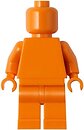 Фото LEGO City Minifigure - Plain Orange Torso, Orange Legs, Orange Head (Monochrome) (pln197)