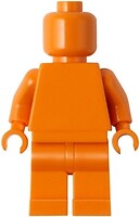 Фото LEGO City Minifigure - Plain Orange Torso, Orange Legs, Orange Head (Monochrome) (pln197)