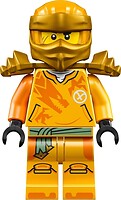Фото LEGO Ninjago Arin - Shirt with Orange Dragon, Head Wrap, Shoulder Armor (njo866)